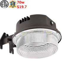 70Watt 9100lm LED Security Area Barn Light Dusk to Dawn Photocell sensor Ultra Bright Yard flood lamp economic Garden ETL cETL